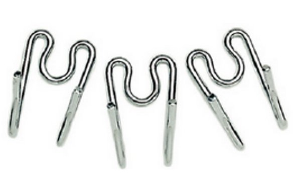 Herm. Sprenger Extra Links for Dog Prong Collar Medium Chrome 1ea/3.00 mm, 3 pk - Petsplace.store