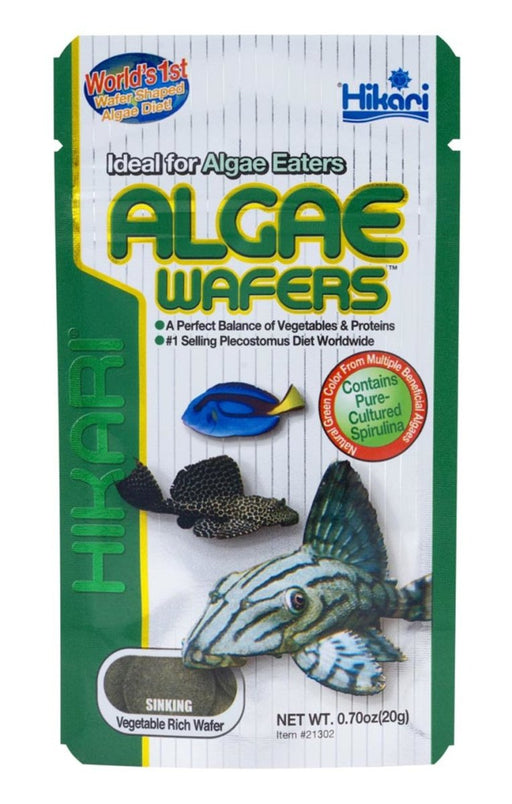 Hikari USA Algae Wafers Rapidly Sinking Wafer Fish Food 1ea/0.7 oz - Petsplace.store