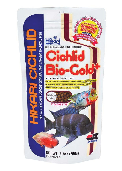 Hikari USA Cichlid BioGold+ Pellet Fish Food 1ea/2.2 lb, MD - Petsplace.store