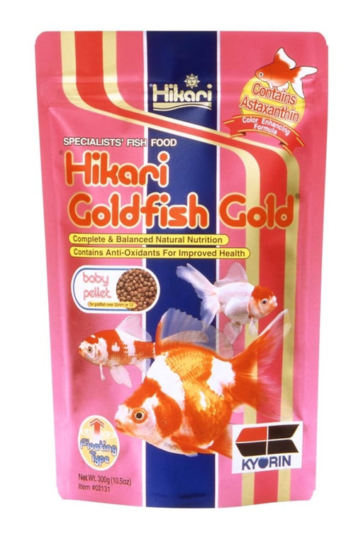 Hikari USA Goldfish Gold Pellets Fish Food 1ea/10.5 oz, Baby - Petsplace.store