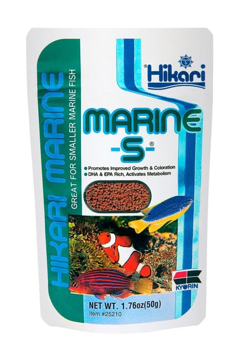 Hikari USA Marine S Pellets Slow Sinking Fish Food 1ea/1.76 oz - Petsplace.store