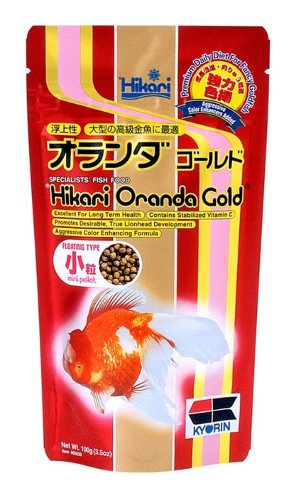 Hikari USA Oranda Gold Pellets Fish Food 1ea/3.5 oz, Mini - Petsplace.store