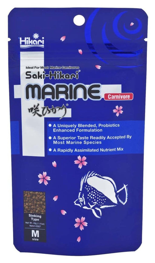 Hikari USA Saki - Hikari Marine Carnivore Pellets Fish Food 1ea/1.41 oz, MD - Petsplace.store