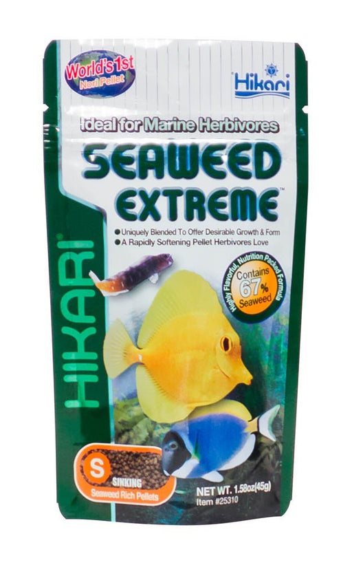 Hikari USA Seaweed Extreme Pellets Fish Food 1ea/1.58 oz, SM - Petsplace.store