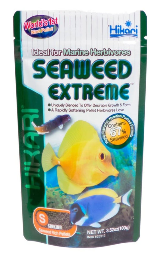 Hikari USA Seaweed Extreme Pellets Fish Food 1ea/3.52 oz, SM - Petsplace.store