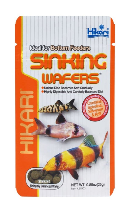 Hikari USA Sinking Wafers Rapidly Sinking Wafer Fish Food 1ea/0.88 oz - Petsplace.store