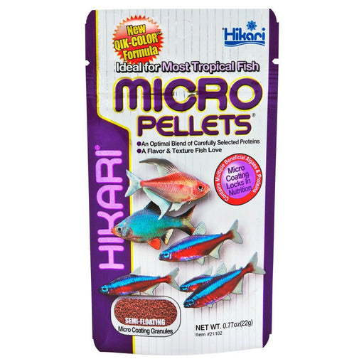 Hikari USA Tropical Pellets Fish Food 1ea/0.77 oz - Petsplace.store