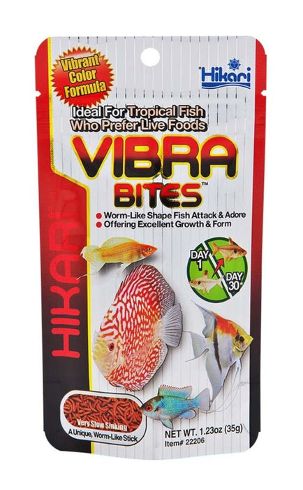 Hikari USA Vibra Bites Tropical Fish Food 1ea/1.23 oz - Petsplace.store