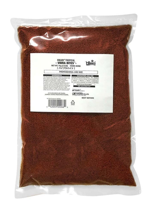 Hikari USA Vibra Bites Tropical Fish Food 1ea/2.2 lb - Petsplace.store