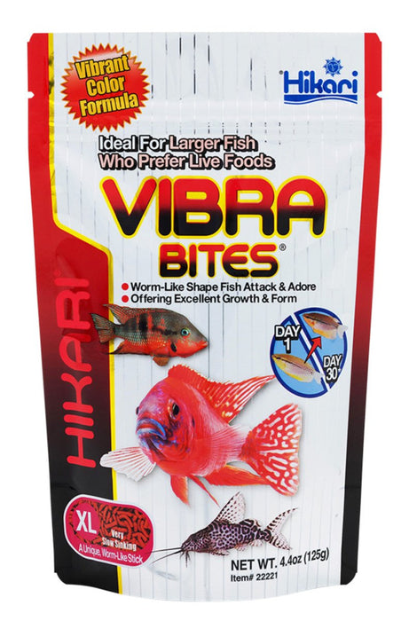 Hikari USA Vibra Bites Tropical Fish Food 1ea/4.4 oz, XL - Petsplace.store