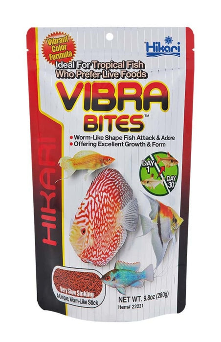 Hikari USA Vibra Bites Tropical Fish Food 1ea/9.8 oz - Petsplace.store