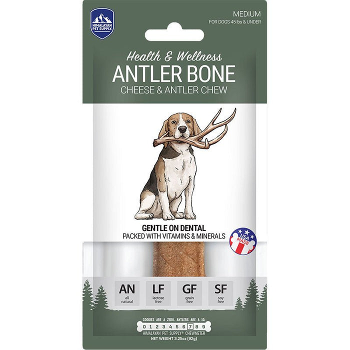 Himalayan Dog Antler Bone Medium 3.25oz. - Petsplace.store