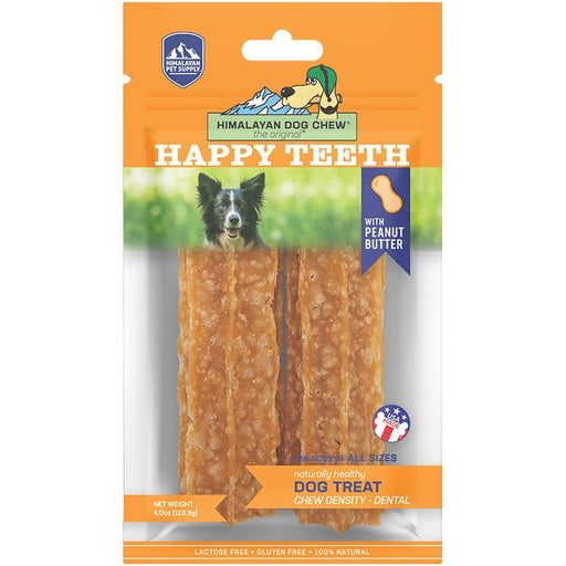 Himalayan Dog Happy Teeth Peanut Butter Large - Petsplace.store