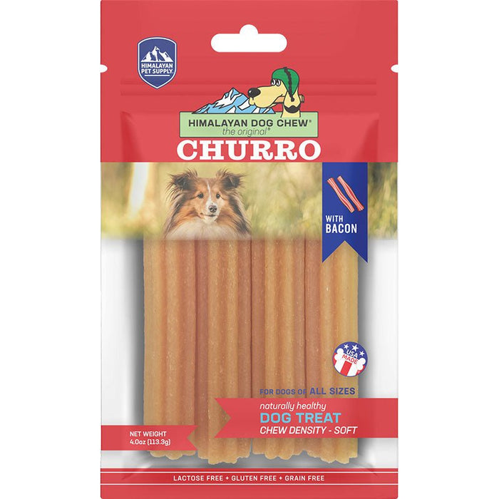 Himalayan Dog Yaky Churro Bacon 4Oz - Petsplace.store