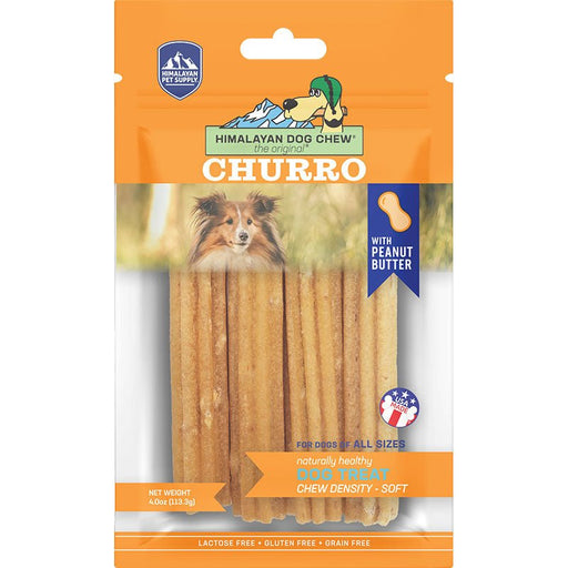 Himalayan Dog Yaky Churro Peanut Butter 4oz. - Petsplace.store