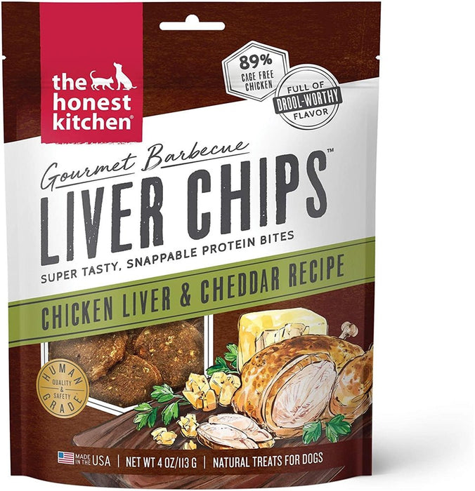 Honest Kitchen Dog Gourmet Chicken Liver & Cheddar Chips 4oz. - Petsplace.store