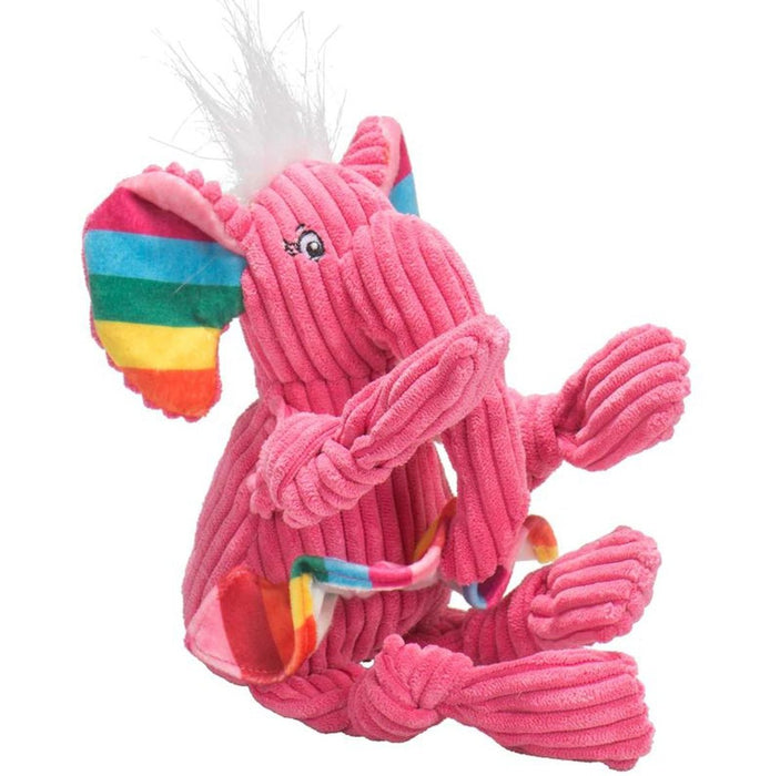 Hugglehounds Dog Rainbow Elephant Knottie Small - Petsplace.store