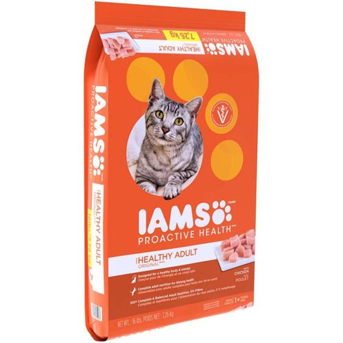 IAMS Proactive Health Adult Dry Cat Food Chicken 1ea/16 lb - Petsplace.store