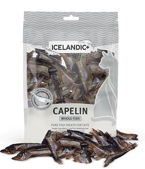 Icelandic Capelin Whole Fish and Pieces Cat Treat 1.5oz. Bag - Petsplace.store