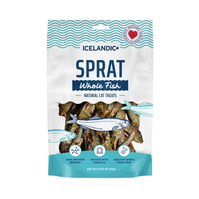 Icelandic Cat Sprats Whole Fish For Cats .85oz. - Petsplace.store