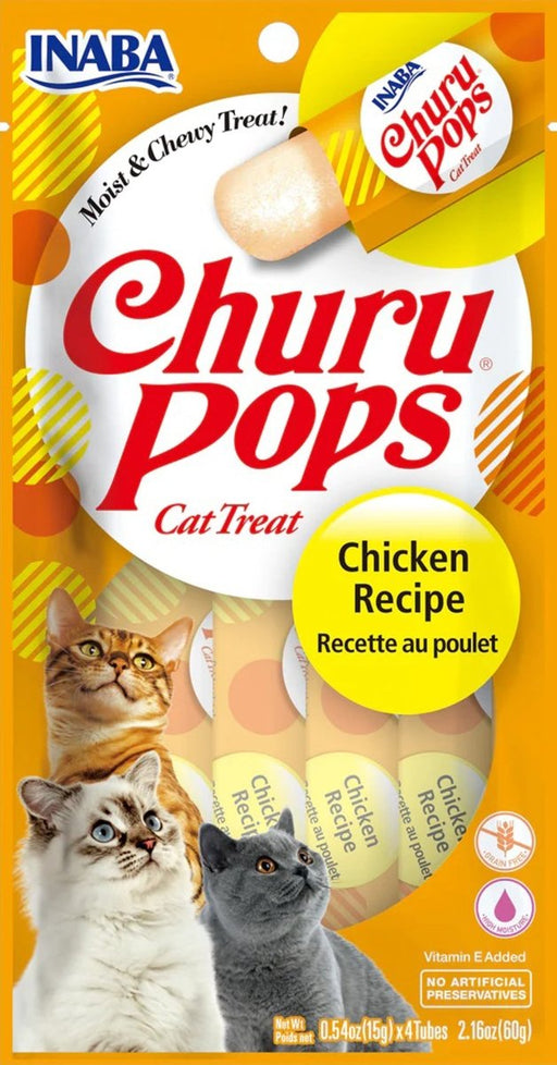 **Inaba Cat Churu Pop Chicken 6Ct /2.16Oz - Petsplace.store