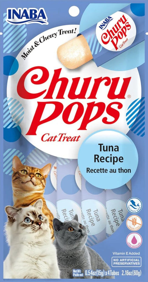 **Inaba Cat Churu Pop Tuna 6Ct/ 2.16Oz - Petsplace.store