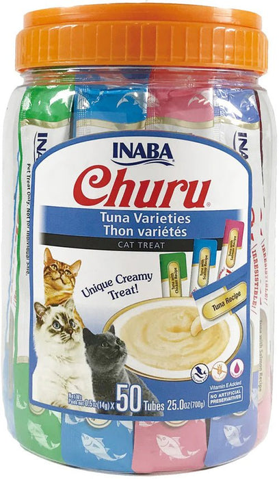 **Inaba Cat Churu Tuna 50Ct Jar - Petsplace.store