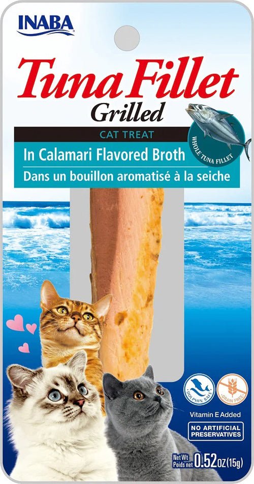 **Inaba Cat Grill Fil Tuna /Tuna Broth 0.5Oz/6Ct. - Petsplace.store