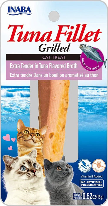 **Inaba Cat Grill Fil Xtnder Tuna /Tuna Broth 0.5Oz/6Ct - Petsplace.store