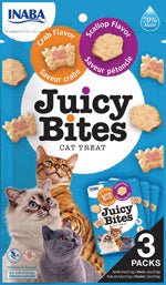 **Inaba Cat Juicy Bites Scallop Crab 1.2oz. (6 Count) - Petsplace.store