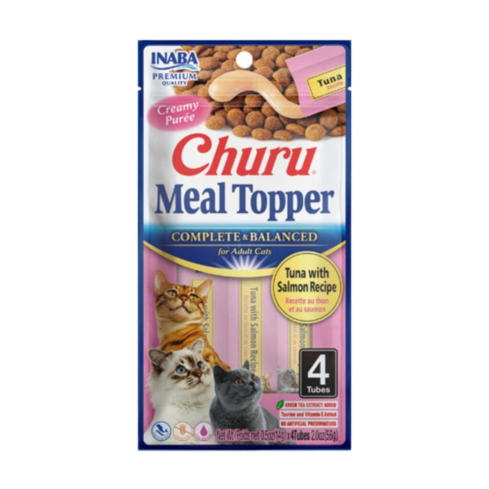 **Inaba Churu Meal Topper C 2oz./6 Tuna Salmon - Petsplace.store