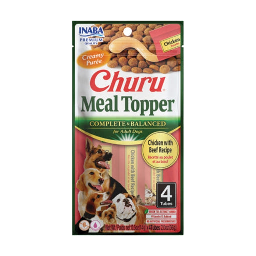 **Inaba Churu Meal Topper D 2oz./6 Chicken Beef - Petsplace.store