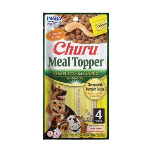 **Inaba Churu Meal Topper D 2oz./6 Chicken Pmpkn - Petsplace.store