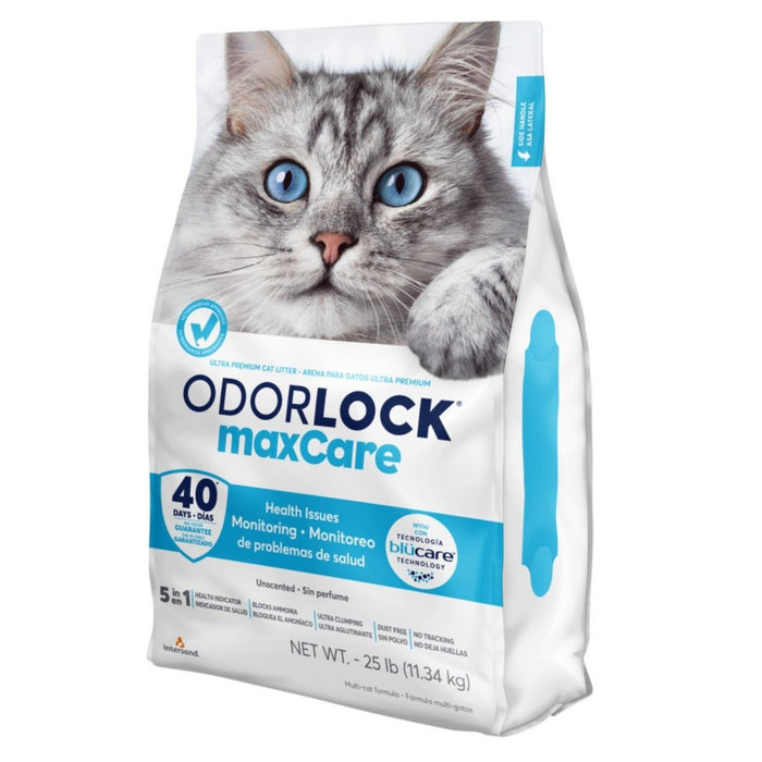 Intersand OdorLock maxCare Premium Cat Litter 1ea/25 lb - Petsplace.store