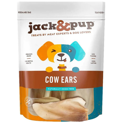 Jack & Pup Cow ears Bulk (80) - Petsplace.store