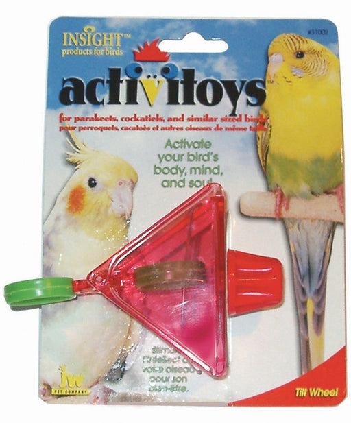 JW Pet ActiviToy Tilt Wheel Bird Toy Assorted 1ea/One Size - Petsplace.store