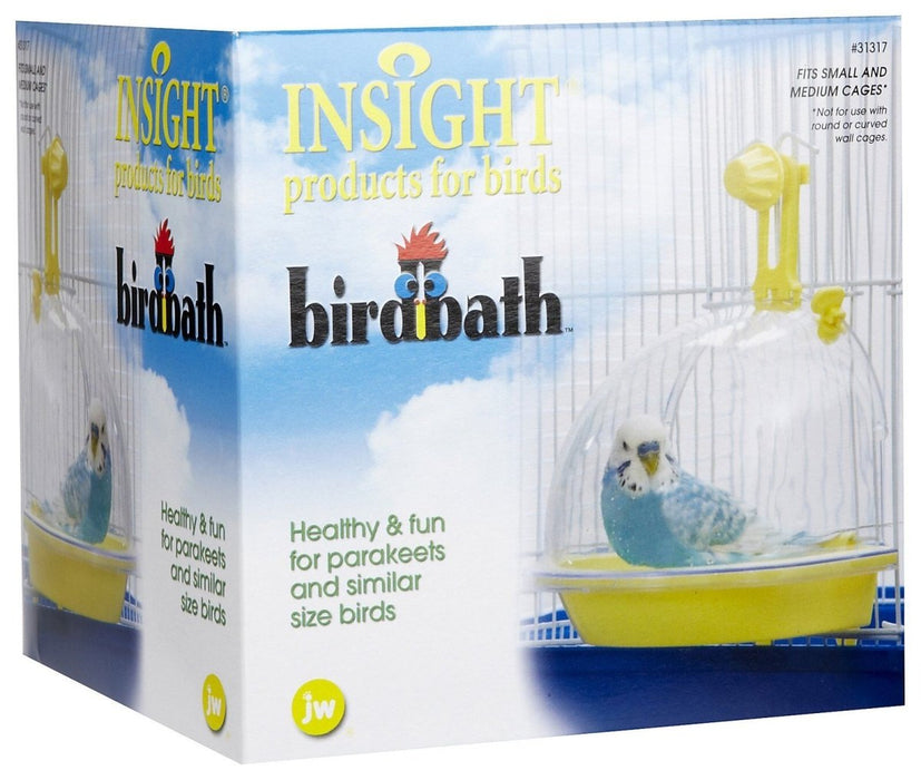 JW Pet Insight Bird Bath Assorted 1ea/One Size - Petsplace.store