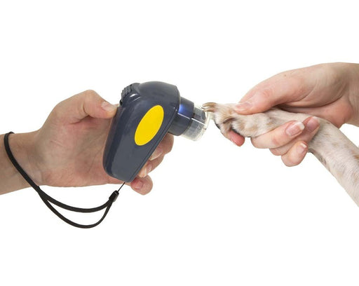 JW Pet Palm Nail Grinder for Dogs Grey, Yellow 1ea/One Size - Petsplace.store