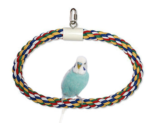 JW Pet Swing N Perch Ring Multi - Color 1ea/LG - Petsplace.store