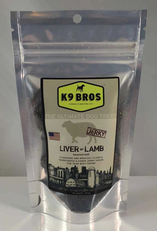 K9 Bros Little Brother Lamb Liver 1.25oz./60 Dog Treat - Petsplace.store