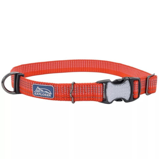 K9 Explorer Brights Reflective Adjustable Dog Collar Canyon Medium 1"x 12" - 18" - Petsplace.store