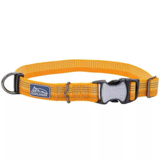 K9 Explorer Brights Reflective Adjustable Dog Collar Desert Large 1"x 18" - 26" - Petsplace.store