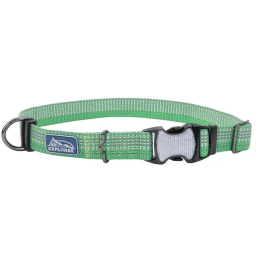 K9 Explorer Brights Reflective Adjustable Dog Collar Meadow Extra Small 5/8"x 8" - 12" - Petsplace.store