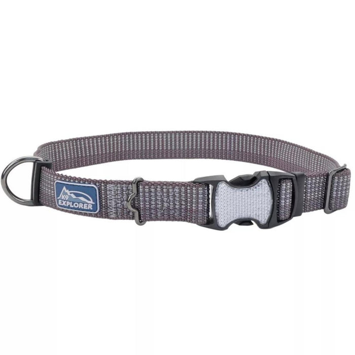 K9 Explorer Brights Reflective Adjustable Dog Collar Mountain Small 5/8"x 10" - 14" - Petsplace.store