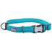 K9 Explorer Brights Reflective Adjustable Dog Collar Ocean Large 1"x 18" - 26" - Petsplace.store