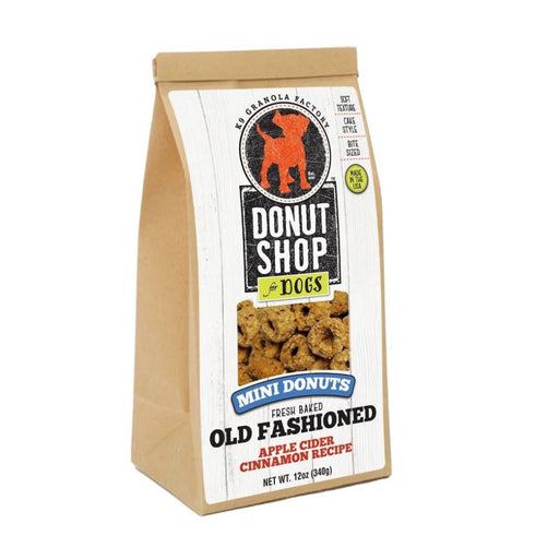 K9 Granola Mini Donuts; Apple Cider And Cinnamon 12oz. - Petsplace.store