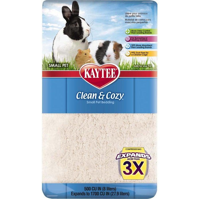 Kaytee Clean & Cozy Bedding, White 1ea/24.6 l - Petsplace.store