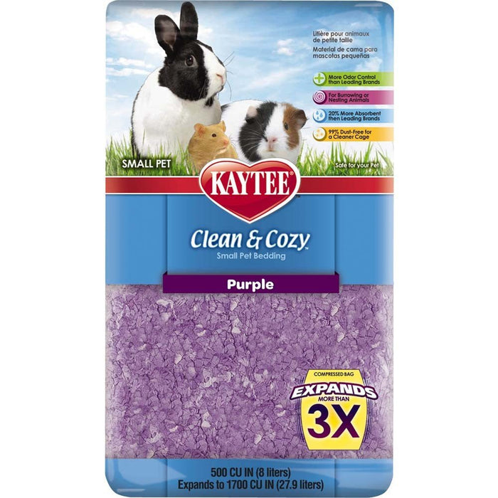 Kaytee Clean & Cozy Purple Purple 1ea/24.6 l - Petsplace.store