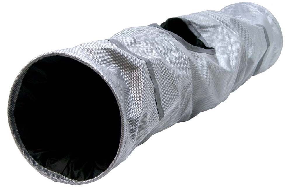 Kaytee Crinkle Tunnel Silver 1ea - Petsplace.store