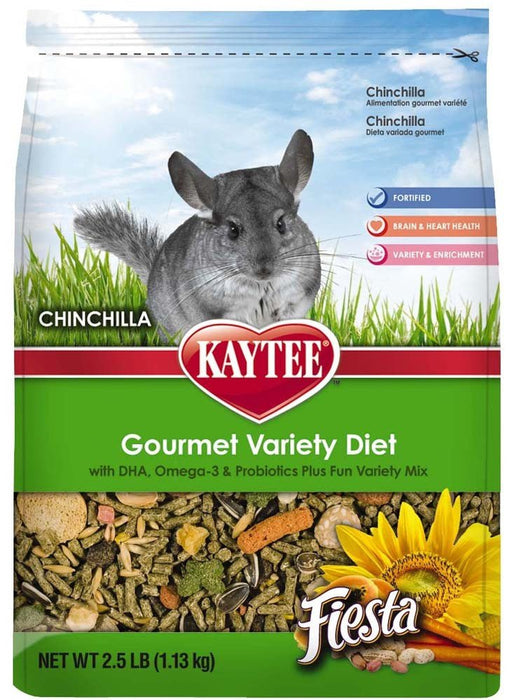 Kaytee Fiesta Chinchilla Food 1ea/2.5 lb Bag - Petsplace.store